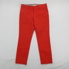 Banana Republic Women's Pants 2P Sloan Fit Red Ankle Cropped Stretch Dress