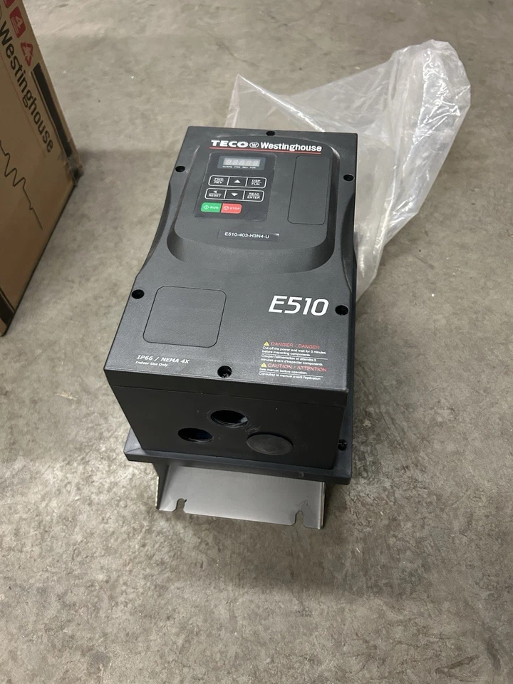 E510-403-H3FN4S-U Teco/Westinghouse 5.2A 460V 3HP E510 Medium Duty   -SA - Image 2 of 3