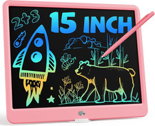 15 Inch LCD Writing Tablet for 3 Year Olds - Electronic Drawing Pad and Doodle B