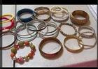 Lot Of 25 Vintage Costume Jewelry Bracelets - Gold tone, Silver tone