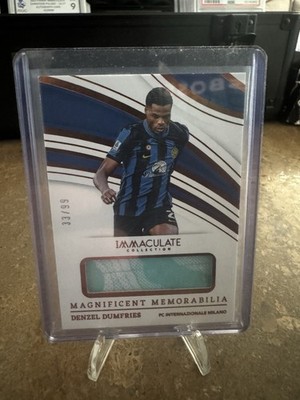 Denzel Dumfries Panini Immaculate 2023-24 Patch 33/99 Inter Mailand