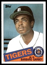 Barbaro Garbey 1985 Topps #243 Tigers MLB READ FREE SHIPPING AutographDen