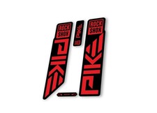 Rock Shox PIKE 2023 Mountain Bike Cycling Decal Sticker Adhesive Red