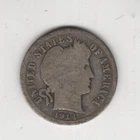 1914 D BARBER DIME 90% SILVER DENVER MINT 10¢ UNITED STATES AMERICA USA SILVER
