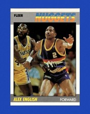 1987-88 Fleer Set-Break # 34 Alex English NM-MT OR BETTER *GMCARDS*