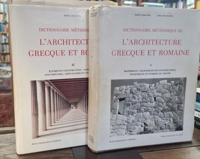 Dictionnaire méthodique de l'architecture grecque et romaine. Tome I & II