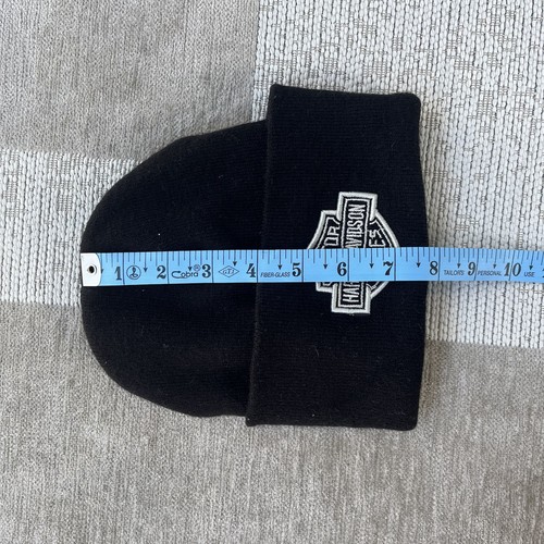 Harley-Davidson Cuff Beanie Embroidered Elongated Bar & Shield Strickmütze Schwarz - Bild 10 von 10
