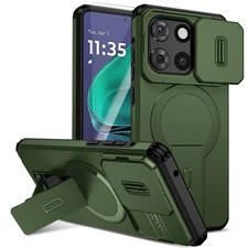 For Moto G 5G/Power/Stylus 5G 2025 Shockproof Stand Mag Safe Case Screen Cover