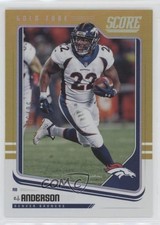 2018 Score Gold Zone 50/50 CJ Anderson #97 0rd2
