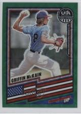 2026 Panini Stars & Stripes Prizm Green Scope 20/99 Griffin McKain #172 0xr1