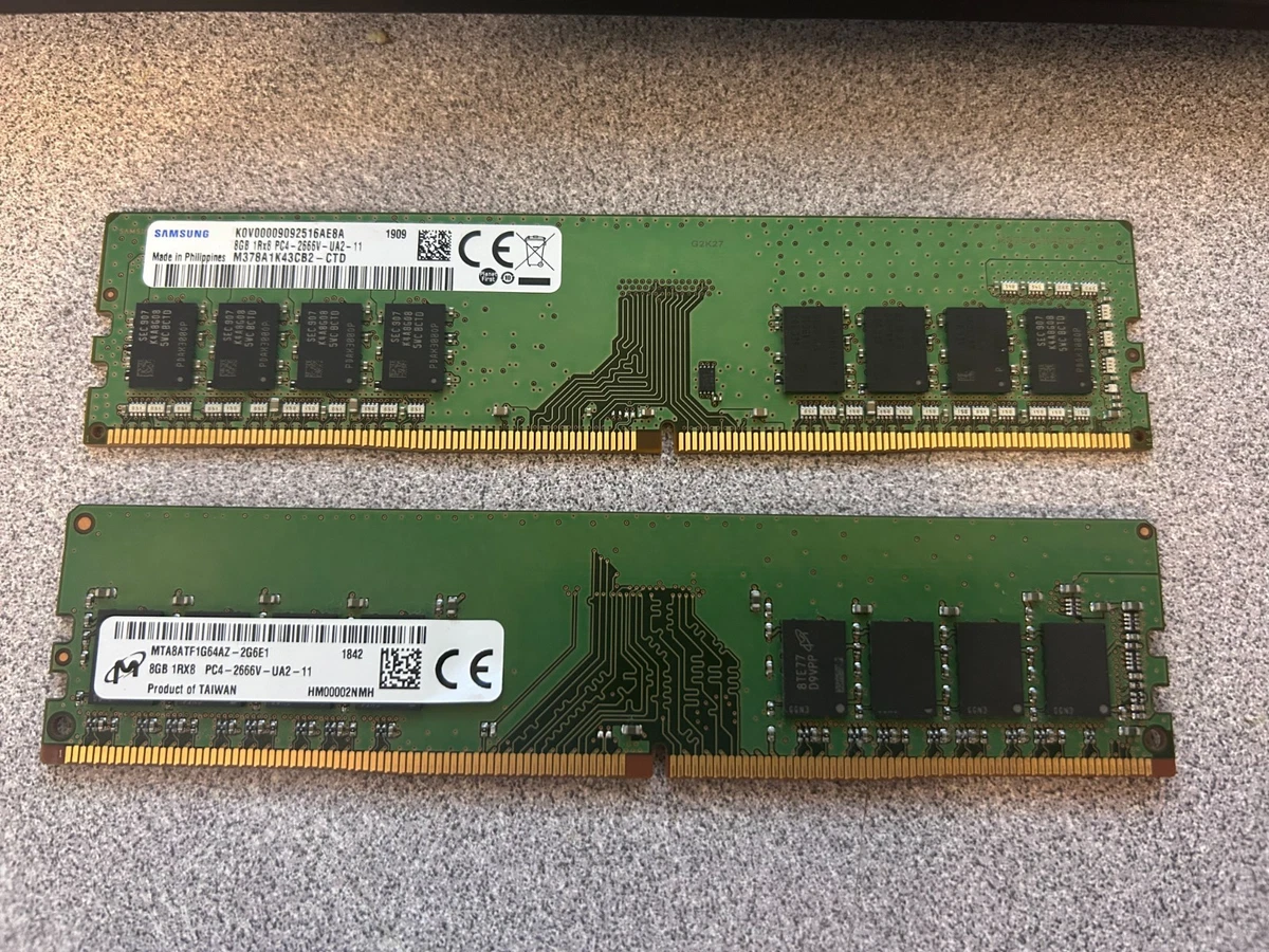 Samsung DDR4 8GBx2 メモリ Samsung DDR4 SDRAM 8 GB Capacity per Module DIMM Computer Memory