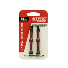 Stan's NoTubes Alloy Valve Stems Red - 55mm - New