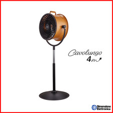 Ventilatore a Piantana Silenzioso Potente 120W Metallo Zephir Zdm35p Oscillante