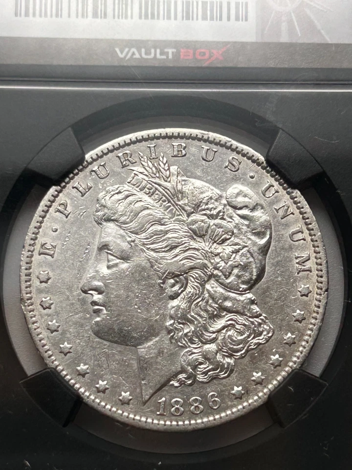 1886 O Morgan Silver Dollar NGC XF45/NGCX7.5 (2024 Funbox Series) - Image 2 of 4