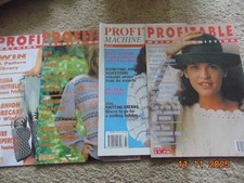 Profitable Machine Knitting Magazines x 4. 1991 /2 /3