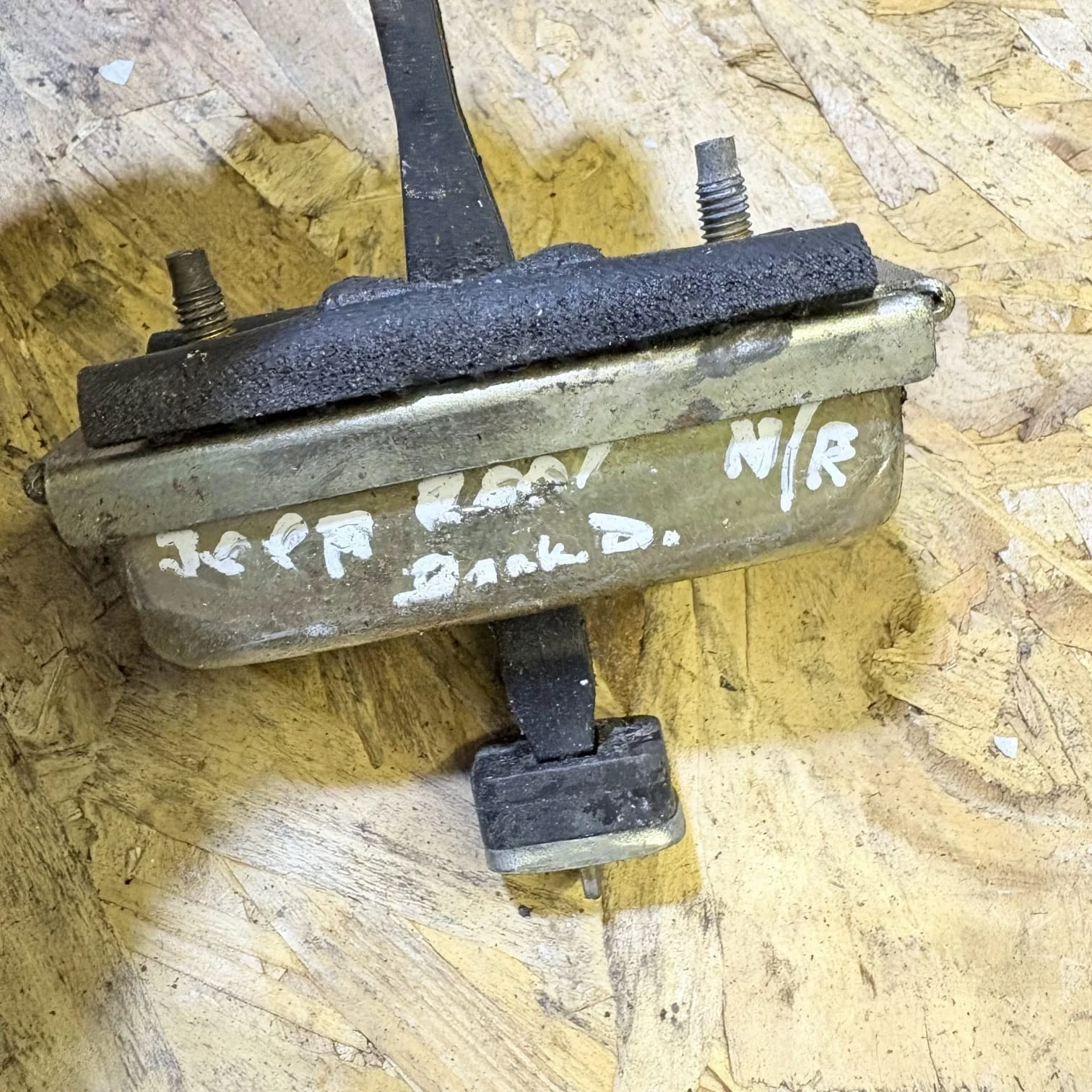 Actual used Jeep KJ rear door limiter and mounting housing
