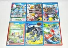 Lot of 6 Popular Nintendo Wii U Games - Mario Kart, Pikmin, Super Smash, etc.