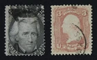CKStamps: US Stamps Collection Scott#87 88 2c 3c Used