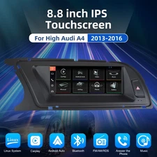 8.8" Android Car GPS Stereo Radio Wifi Carplay Screen For High AUDI A4 2013-16