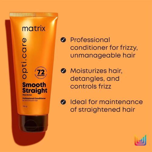 MATRIX Opti.Care Balsamo per capelli ANTI-FRIZZ professionale con burro di karitè 196g - Foto 3 di 8