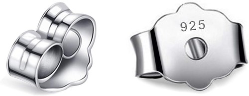 30 Stck./15 Paar 925 Sterlingsilber Ohrring Rückseiten Ersatz Sicher Ohrverschluss, - Bild 6 von 8