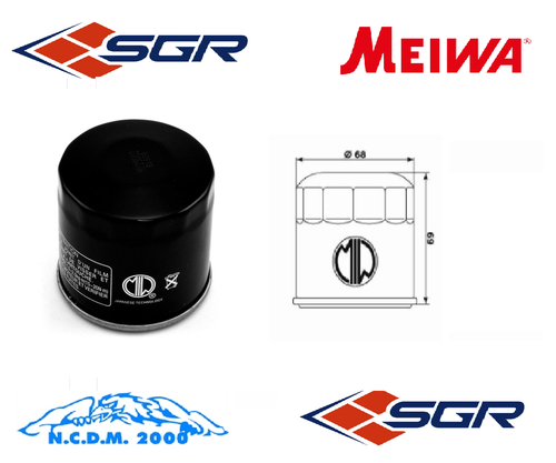 FILTRO OLIO MEIWA HY19002 VOGE_ex AC Trofeo 350 2023-2023 - Foto 3 di 9