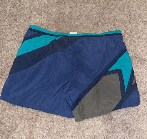 Speedo Swim Trunks Color Block Multicolor Mens Size Large (39x6) - Picture 3 of 11