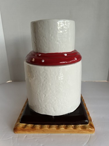 Ganz The Original S'Mores Snowman Canister Cookie Jar w/Pair of Snowman Mugs - Picture 8 of 14