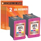 2x Patrone Color kompatibel für HP 303 XL Envy Photo 6220 6230 6232 6234 7130