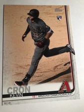 2019 Topps Update Short Print Jumbo 5x7 Kevin Cron DBacks RC US266 /49