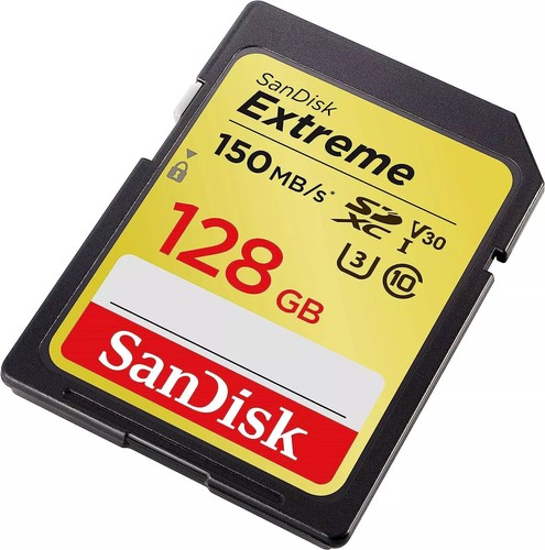 SanDisk Extreme 128 GB SDXC Memory Card, Up to 150 MB/s, Class 10, U3, V30 - Picture 3 of 10