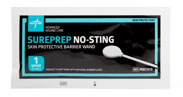 Medline SurePrep No-Sting Skin Protective Barrier, Wand 3mL, Box of 25-MSC1513Z - Image 2 of 4