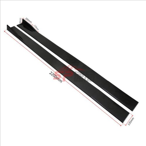 PER AUDI A3 8P 8V S3 A1 8X TT RS TTS 8J FLAPS SOTTO MINIGONNE ABS SPLITTER 2.2M - Bild 5 von 11
