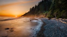 Landscape nature sunset Custom Gaming Mat Desk
