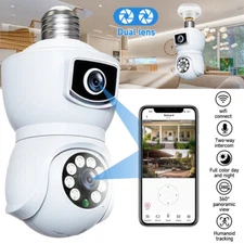 1080P HD Bulb Camaras De Seguridad WIFI Inalambrica Con Vision Nocturna Video US