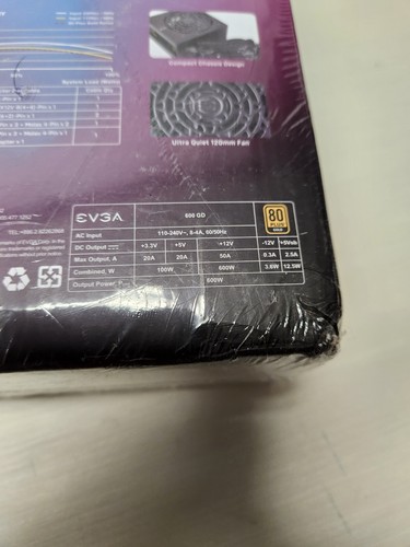 EVGA 600 GE, 80 Plus Gold 600W, Eco Mode, Netzteil 200-GE-0600-V1 - Bild 3 von 3