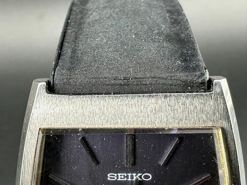 Seiko Chariot 1975 para hombre cuerda manual esfera periwinkle 30 mm 2220-3420 reparado - Imagen 10 de 12