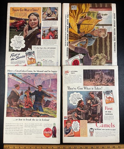 October 1943 Life Magazine Full Month, WWII Color Advertising WW2 WWII - Picture 17 of 19