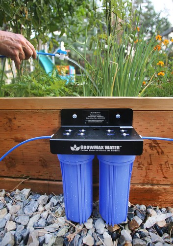 GROWMAX SISTEMA FILTRO ACQUA GIARDINO ESTERNO 2 STADI 3/4" RACCORDI TUBI IN/OUT - Foto 4 di 12