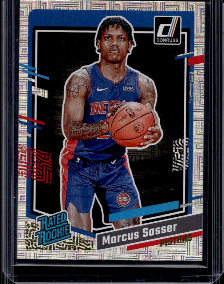 2023-24 Panini Donruss Marcus Sasser Choice Rated Rookie RC #222 Pistons