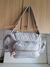 BORSA A TRACOLLA SINTETICA KIPLING SANDRINA DESIGNER DONNA GRIGIO FUMO