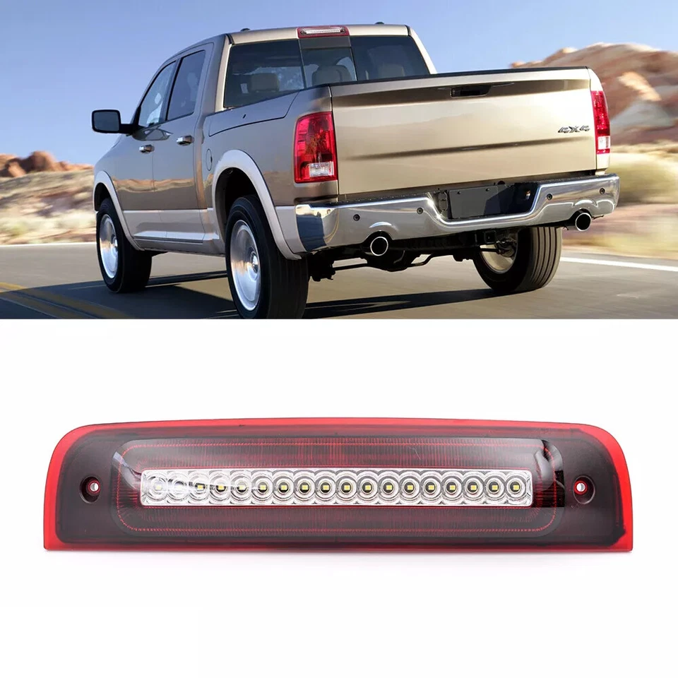 2-Color LED High-Level Brake 3rd Third Lights For Dodge Ram 1500 2500 3500 4500 - Image 3 of 4