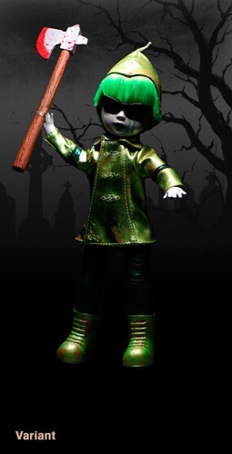 Living Dead Dolls -LOST IN OZ - BRIDE of VALENTINE as TIN MAN variant -Mezco MIB - Picture 5 of 5