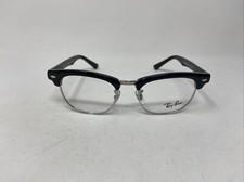 RAY BAN KIDS RB1548 3542 45/16/125 GLOSSY BLACK SILVER CLUBMASTER Eyeglass :K41