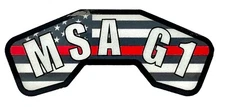 MSA G1 SCBA Firefighter Reflective Mask Name Labels Stickers Set of 5