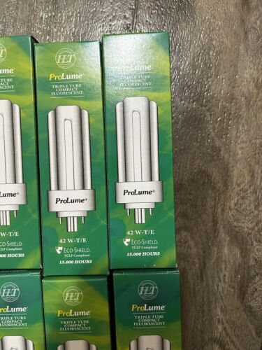 10PK Halco PL42T/E/41/ECO 42W 4100K CFL Bulb 109036 GX24Q-4 4-Pin Base - Picture 2 of 2