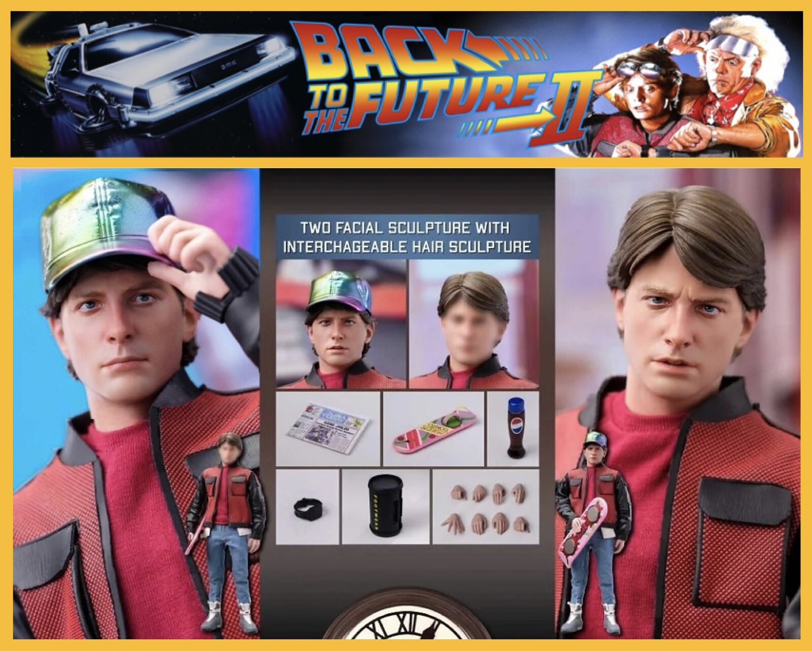PREORDER - 1/6 Marty Mcfly Figure Back To The Future Part 2 