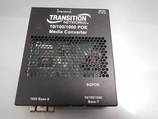 Transition Networks 10/100/1000 PoE Media Converter SGPOE SGPOE1013-100 No P/S