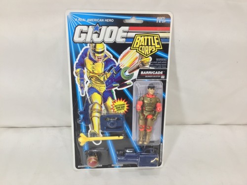 1992 Vintage GI Joe ARAH BattleCorps Barricade Figure MOC Carded Sealed FREESHIP - Picture 2 of 6