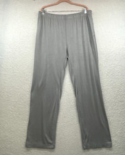 Tommy Bahama Lounge Pants Mens Large Gray Drawstring Sleepwear Logo Pockets